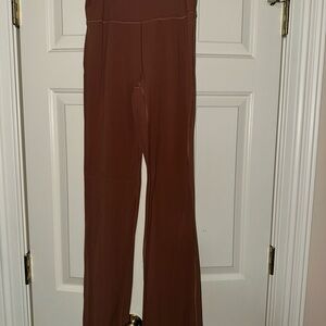 Lululemon Athletica high rise groove flares brown size 6